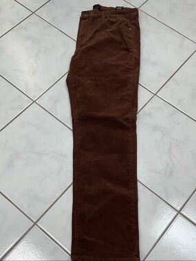Well Worn Womens  Dark Brown Corduroy Trousers